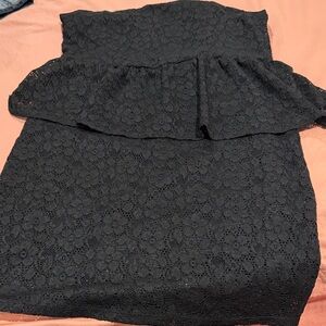 Fashion to Figure Black Strapless Dress